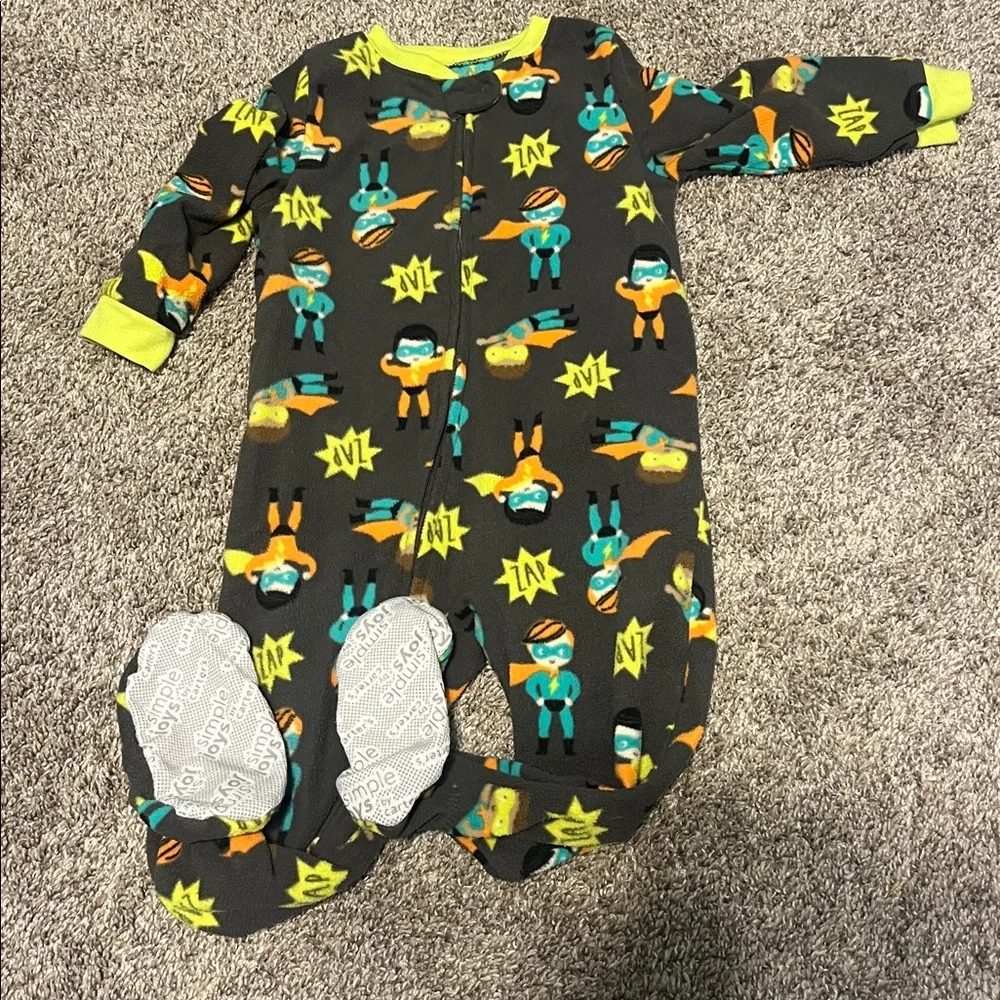 Carters 24M‎ Fleece Zipper Sleeper Pajamas